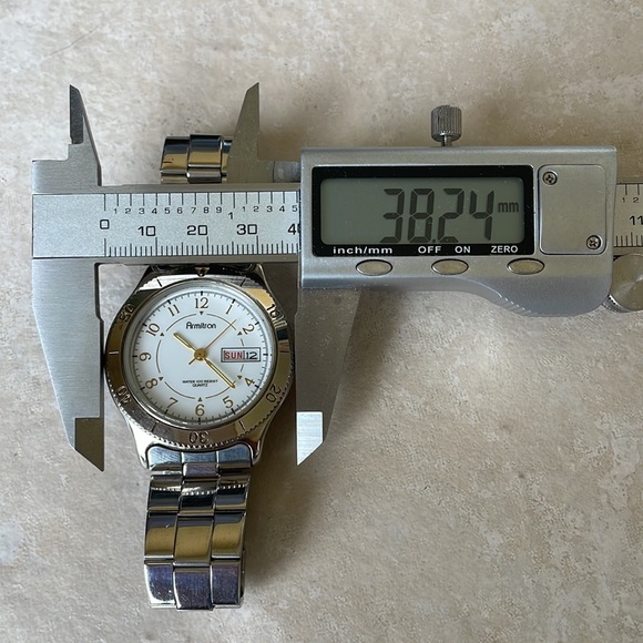 Armitron men battery water resistant 100ft stainless steel date&day - Picture 9 of 9